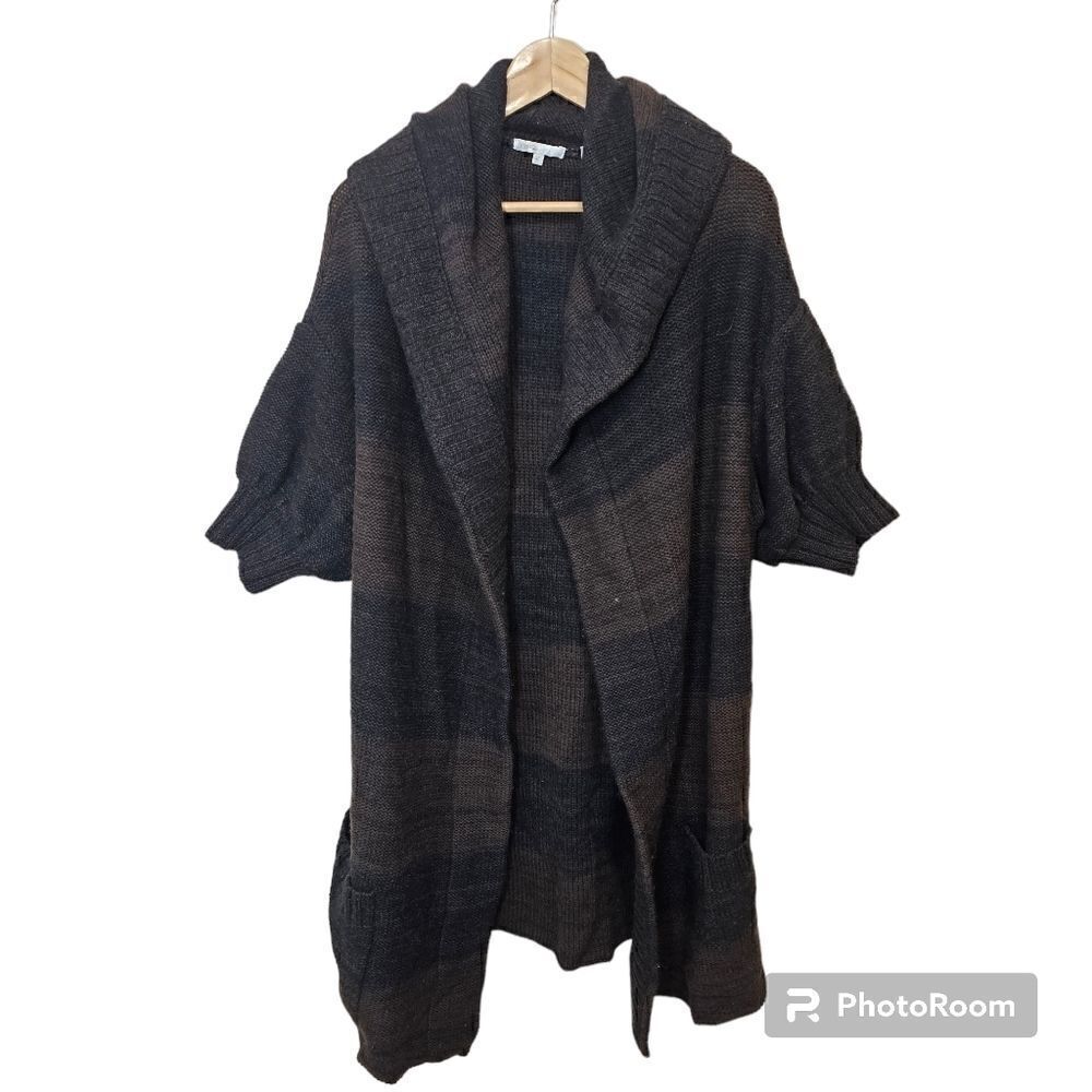 Vince Women's Large Alpaca Cashmere Wool Knit Cardigan Sweater